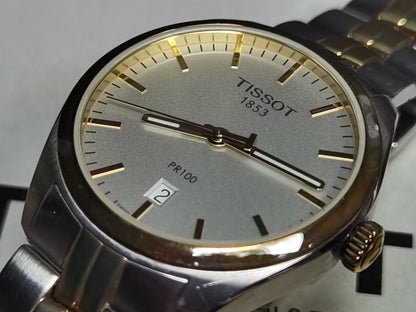 Tissot PR100 Arany-Acél Férfi Karóra Használt