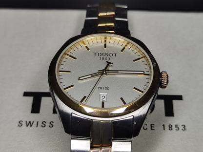 Tissot PR100 Arany-Acél Férfi Karóra Használt