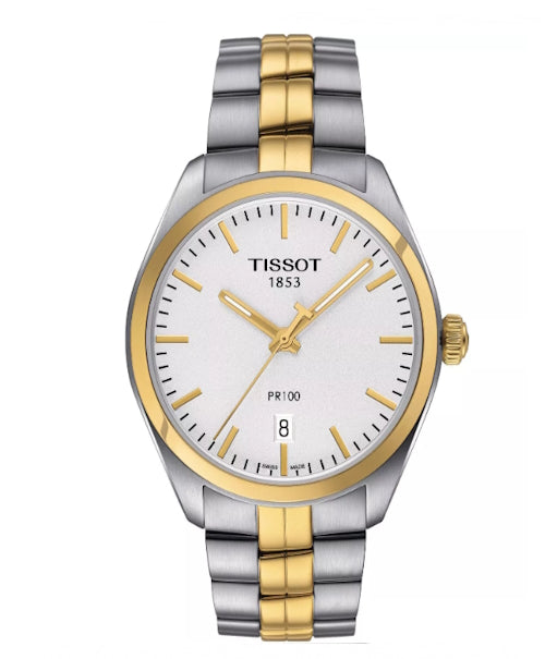 Tissot PR100 Arany-Acél Férfi Karóra Használt